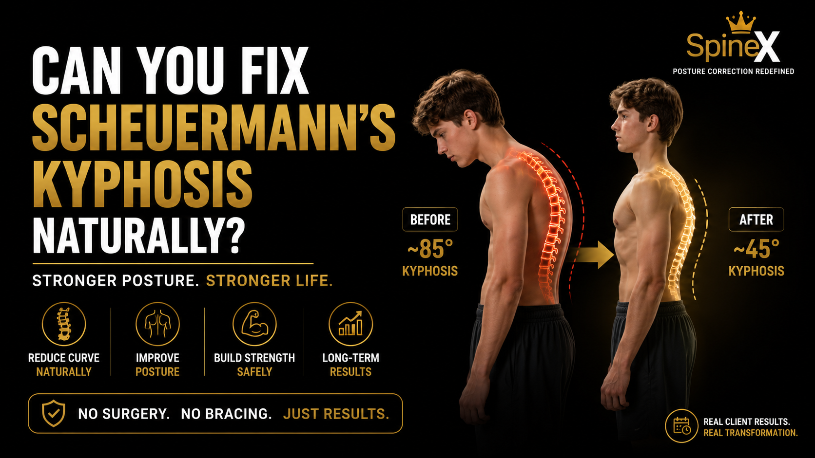 How to Strengthen for Kyphosis: Correct Your Posture Naturally