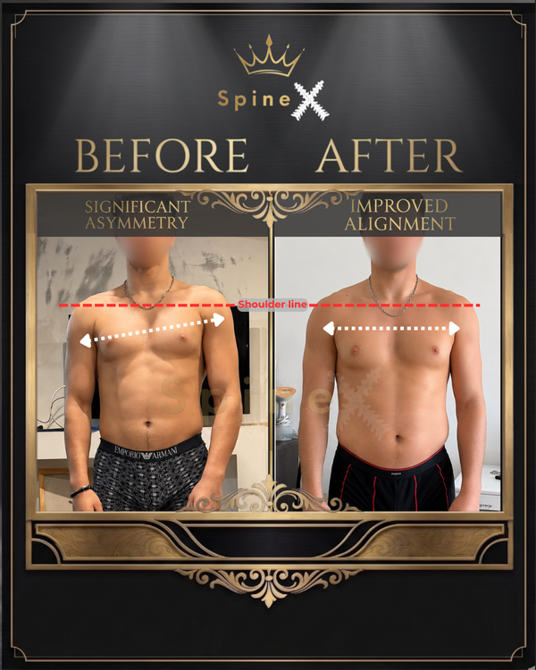 Online Scoliosis Transformation with 18-year old transformation