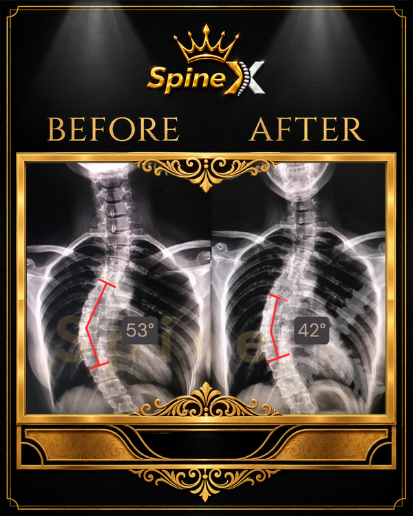 Online Scoliosis Transformation X-ray Result transformation