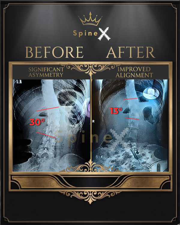 Online Scoliosis Transformation X-ray Result transformation